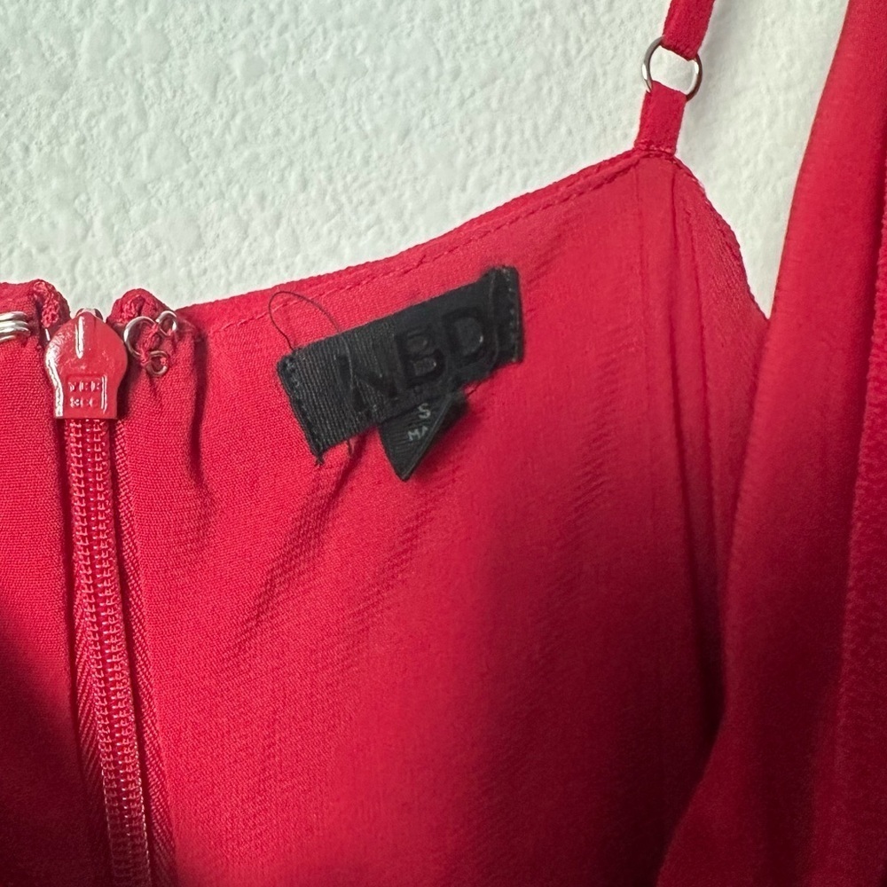 Revolve NBD Lea Mini Dress in Red Size S - Picture 5 of 7